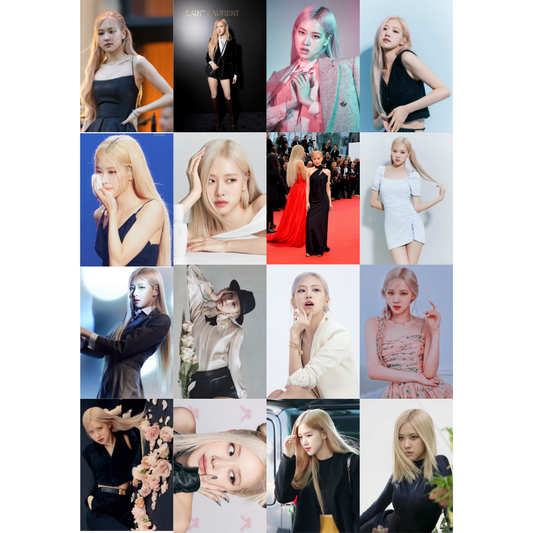 KPOP Blackpink Rose Poster Seti-Dekor