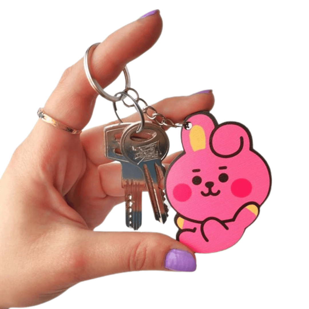 BTS BT21 Cooky Ahşap Anahtarlık