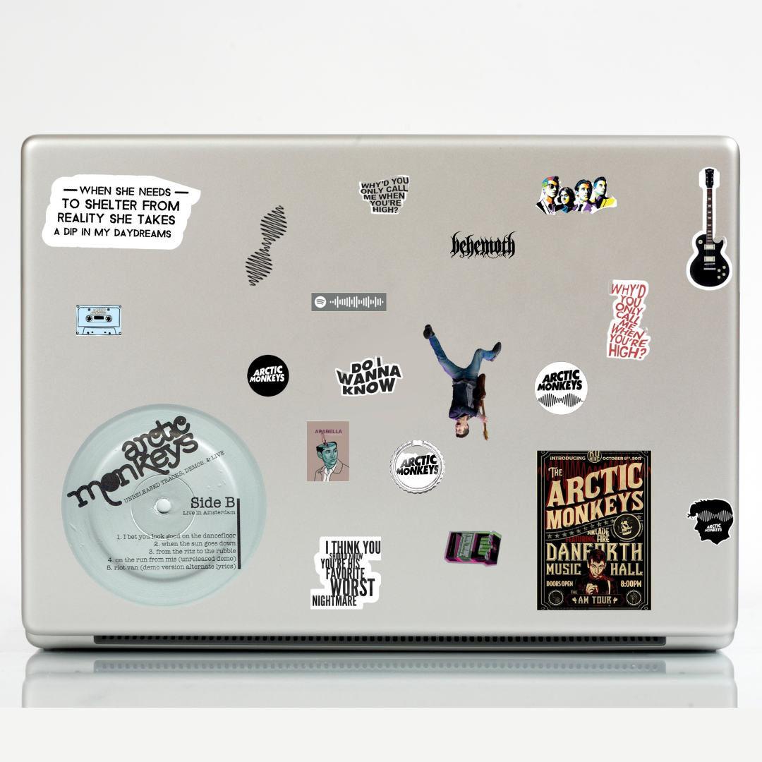 37 adet Rock Arctic Monkeys Sticker Seti-Arctic Monkeys Etiket Seti