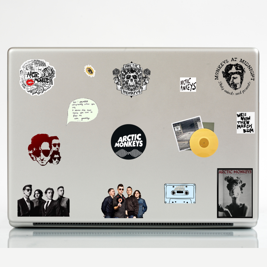 38 adet Rock Arctic Monkeys Sticker Seti-Arctic Monkeys Etiket Seti