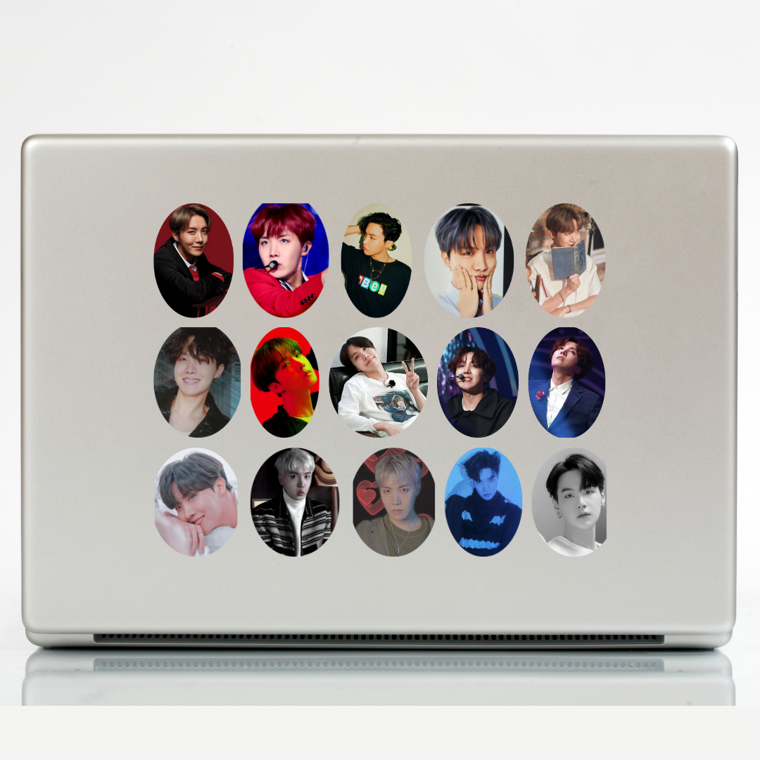32 Adet KPOP BTS J-Hope Sticker Seti-BTS Etiket Seti