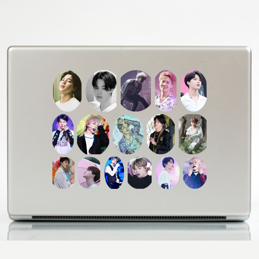 32 Adet KPOP BTS Jimin Sticker Seti-BTS Etiket Seti