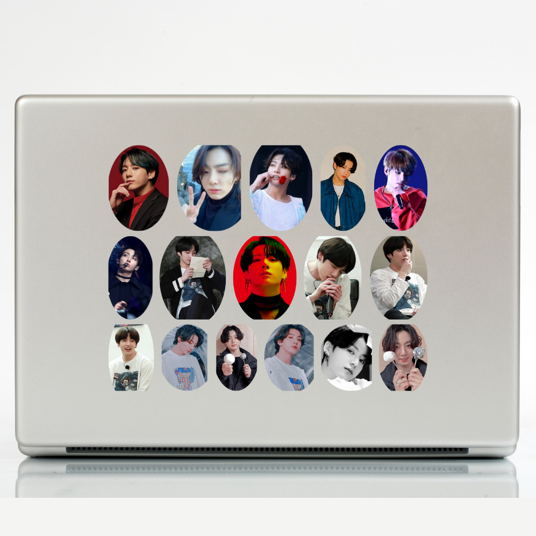 32 Adet KPOP BTS Jungkook Sticker Seti-BTS Etiket Seti