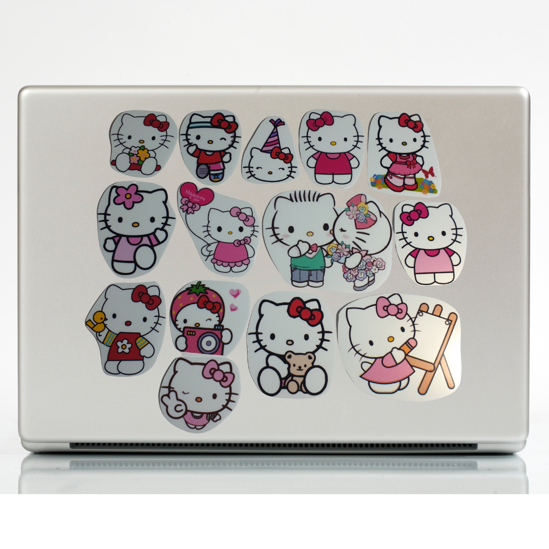 38'li Hello Kitty Cute Sticker Etiket Seti