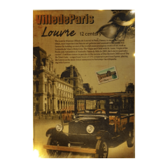 Louvre Ahşap Poster