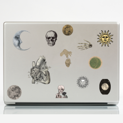 38 adet Fairygrunge Sticker Seti-Fairygrunge Etiket Seti