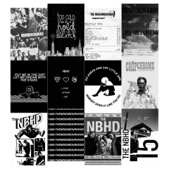 Orora The Neighbourhood The NBHD Rock Poster Duvar Kağıdı Seti