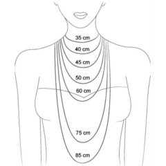 Handmade Yeşil Detaylı Sallantılı Choker-40cm-Ayarlanabilir