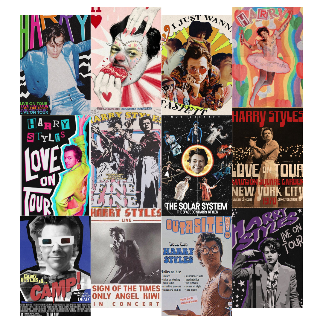 Orora Harry Styles Indie Pop Poster Duvar Kağıdı Seti