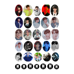 32 Adet KPOP BTS Jin Sticker Seti-BTS Etiket Seti