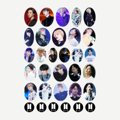 32 Adet KPOP BTS Jimin Sticker Seti-BTS Etiket Seti