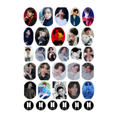 32 Adet KPOP BTS Jungkook Sticker Seti-BTS Etiket Seti