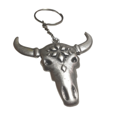 Orora Buffalo-Boğa Başı Figürlü Gümüş Renk Anahtarlık