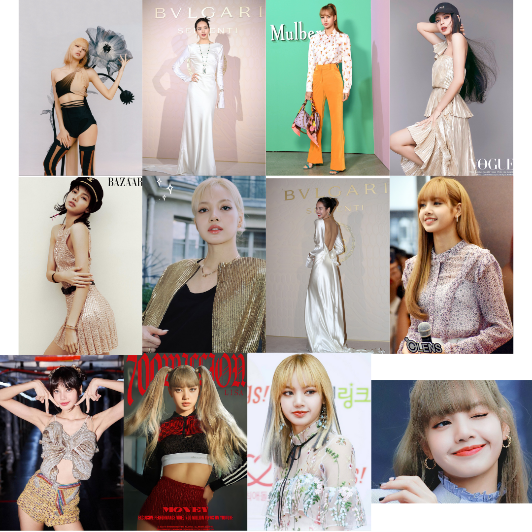 KPOP Blackpink Lisa Poster Seti-Dekor- 12 Adet