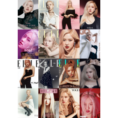 KPOP Blackpink Rose Poster Seti-Dekor