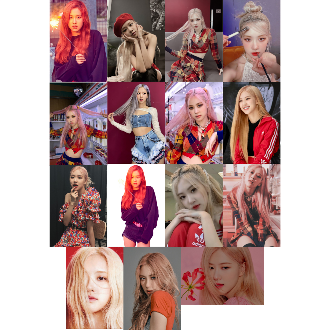 KPOP Blackpink Rose Poster Seti-Dekor