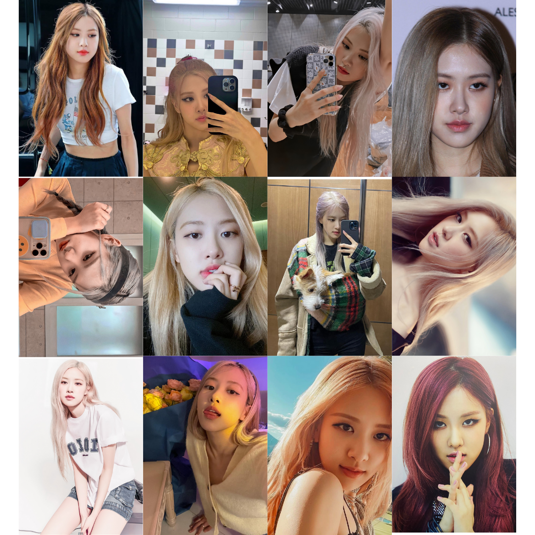 KPOP Blackpink Rose Poster Seti-Dekor