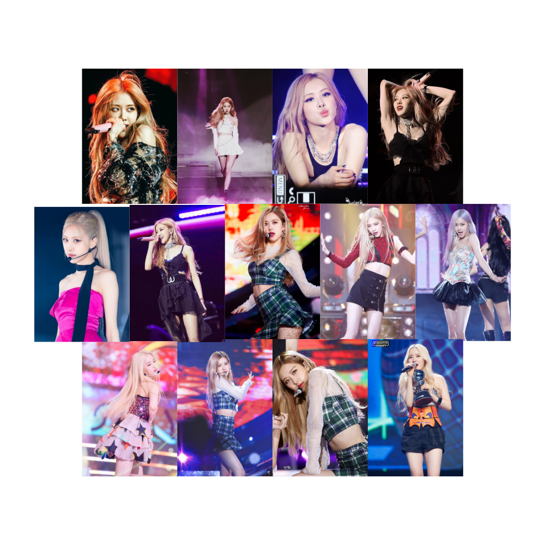 KPOP Blackpink Rose Poster Seti-Dekor