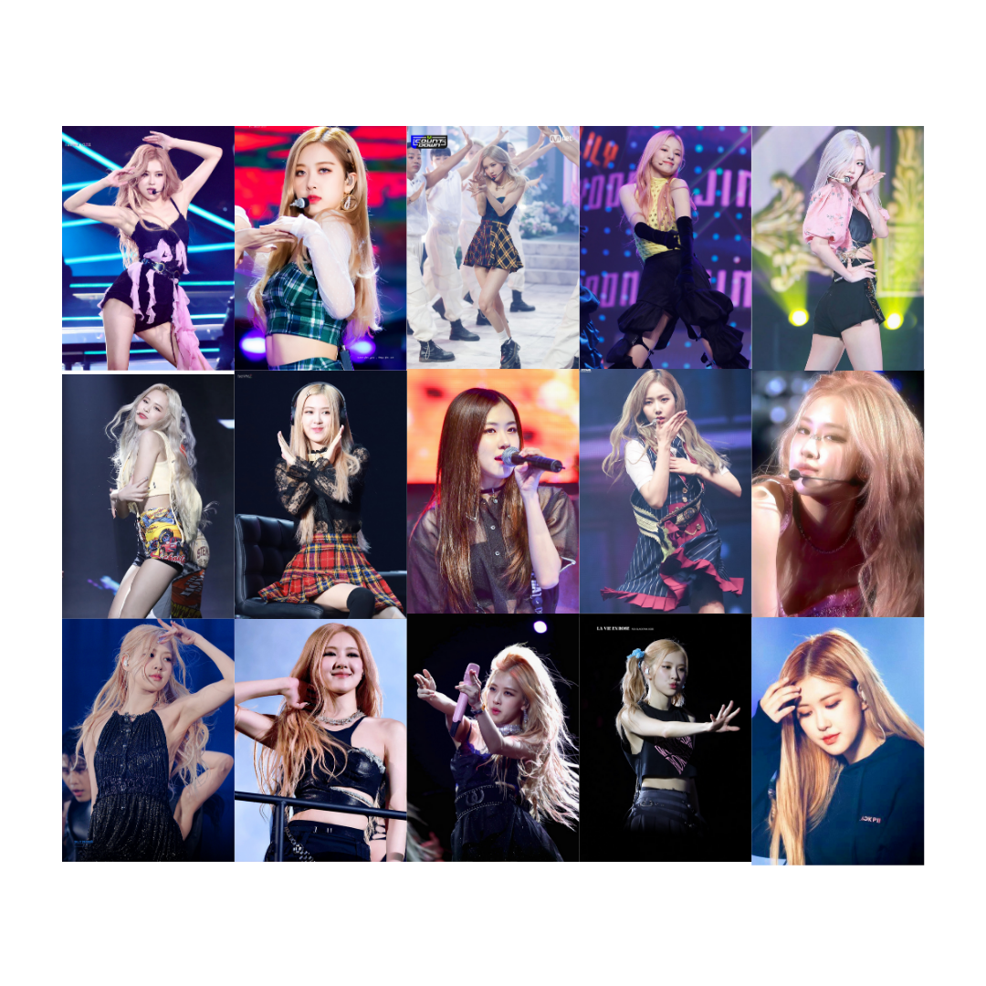 KPOP Blackpink Rose Poster Seti-Dekor