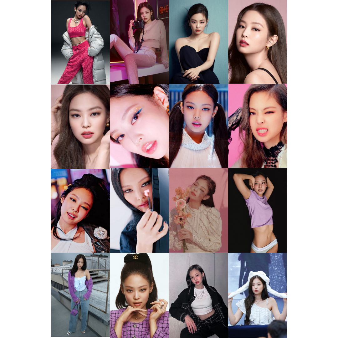 KPOP Blackpink Jennie Poster Seti- 16 Adet-A5