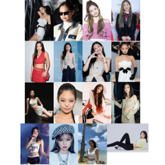 KPOP Blackpink Jennie Poster Seti- 16 Adet-A5