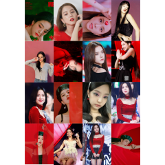 KPOP Blackpink Jisoo Poster Seti- 16 Adet-A5