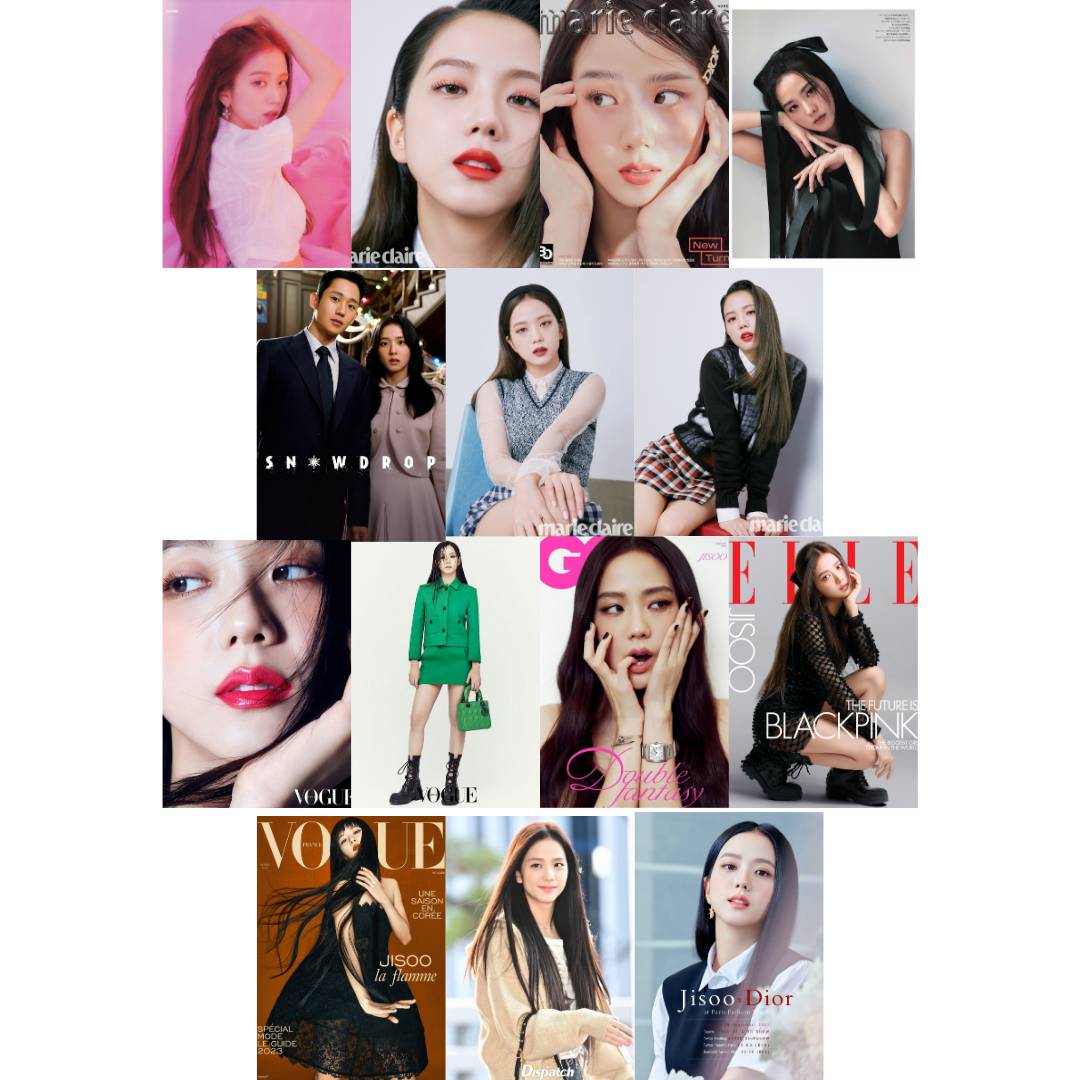 KPOP Blackpink Jisoo Poster Seti- 14 Adet-A5
