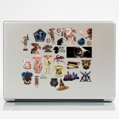 53 Adet Harry Potter Chibi Dobby Sticker Seti-HP Etiket Seti