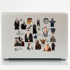 54 Adet Harry Potter Sticker Seti-HP Etiket Seti
