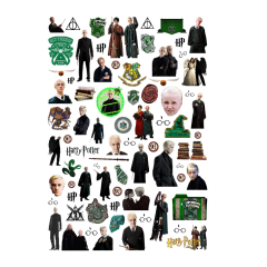 75 Adet Harry Potter Draco Malfoy Sticker Seti-HP Etiket Seti