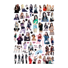 59 Adet KPOP Blackpink Sticker -Blackpink Etiket Seti