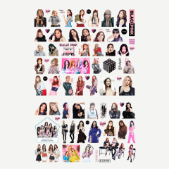 74 Adet KPOP Blackpink Sticker -Blackpink Etiket Seti