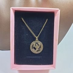 Orora Bronz/Gümüş/Bakır Renk 22mm Akrep Burcu Figürlü Kolye