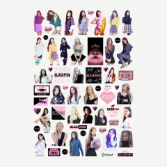 61 Adet KPOP Blackpink Sticker -Blackpink Etiket Seti