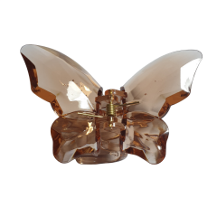 Fairycore Kelebek Figürlü Mandal Toka-Tekli-8cm-Kahverengi