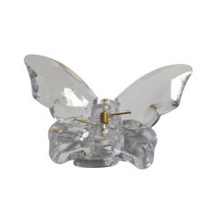 Fairycore Kelebek Figürlü Mandal Toka-Tekli-8cm-Beyaz