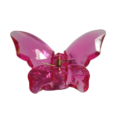 Fairycore Kelebek Figürlü Mandal Toka-Tekli-8cm-Pembe