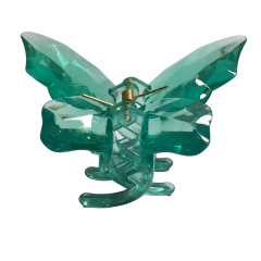 Fairycore Kelebek Figürlü Mandal Toka-Tekli-8cm-Yeşil