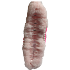 Barbie Tüylü Peluş Mandal Toka-Tekli-12cm-Pembe
