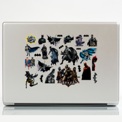 67 Adet Batman Sticker -Batman Etiket Seti-Polipropilen