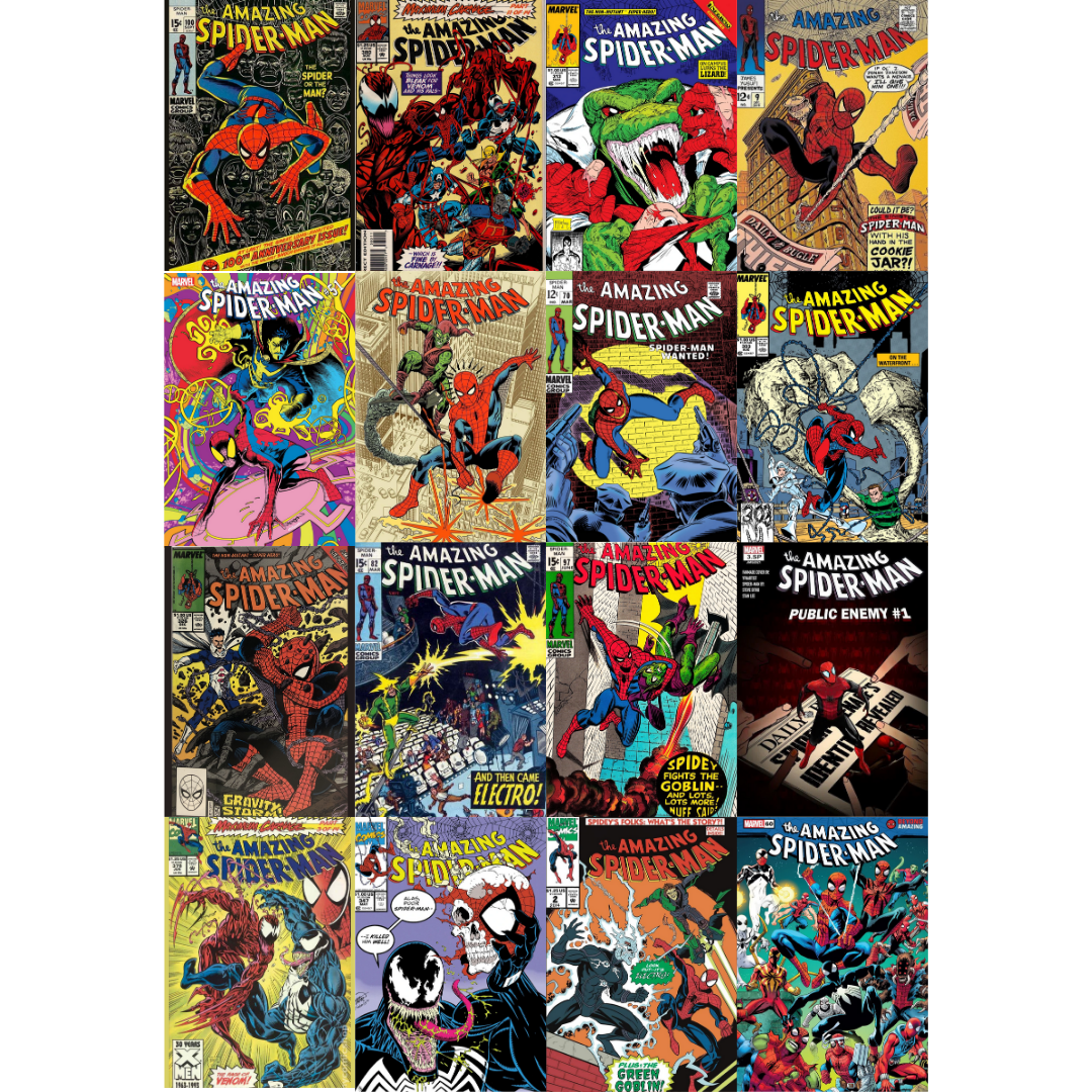 Marvel Spiderman Poster Seti- 16 Adet-A5