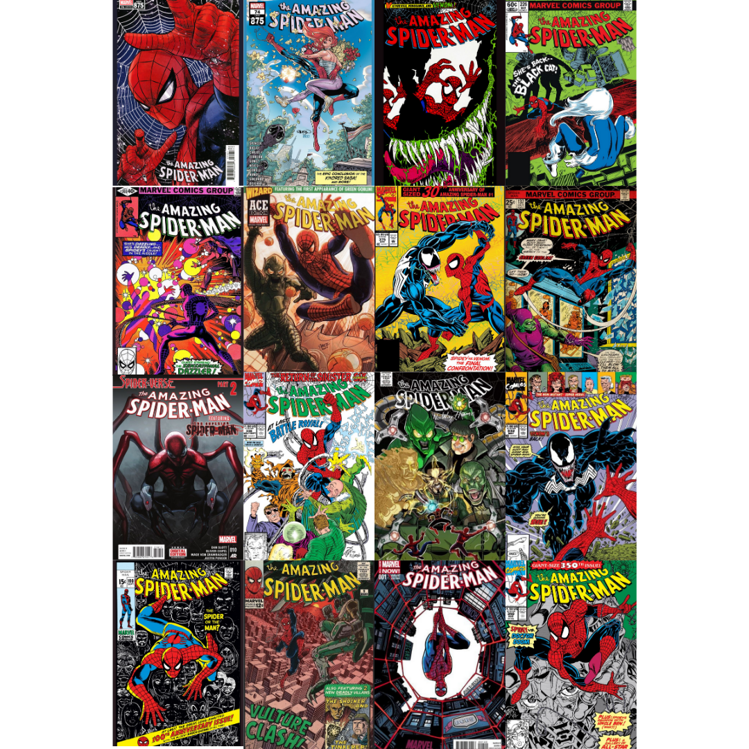 Marvel Spiderman Poster Seti- 16 Adet-A5