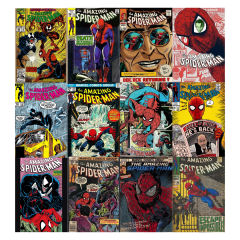 Marvel Spiderman Poster Seti- 12 Adet-A5