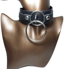 Orora Halkalı Gotik Suni Deri Choker