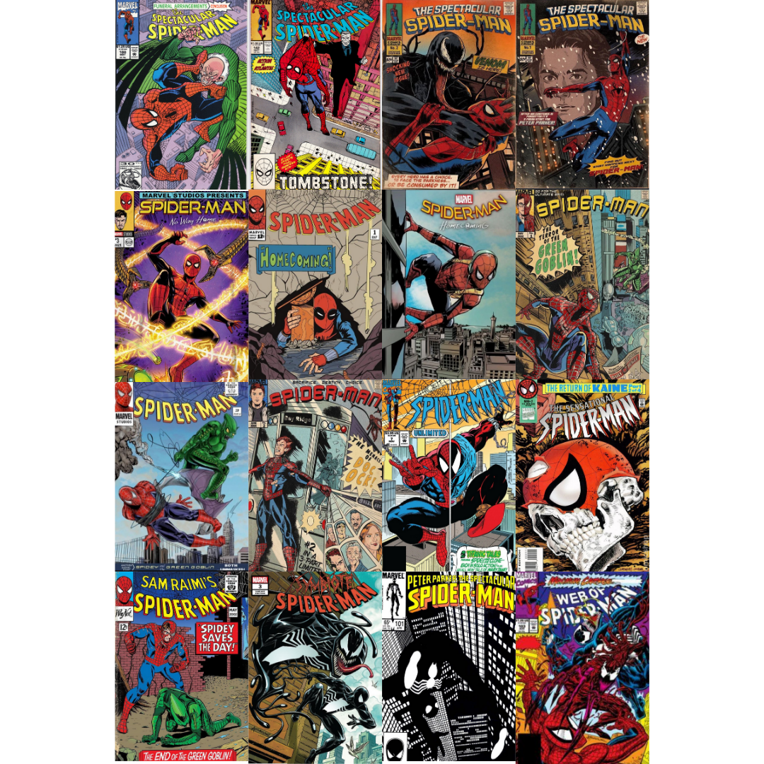 Marvel Spiderman Poster Seti- 16 Adet-A5