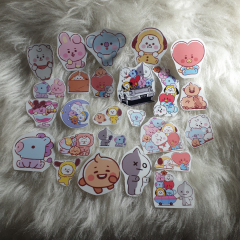 26lı BTS BT21 KPOP Sticker Seti