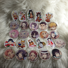 26lı Şeffaf/Beyaz Demon Slayer Anime Sticker Seti