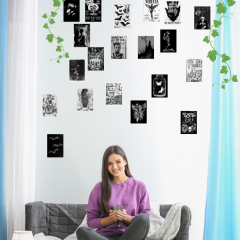 Punk Gotik Poster Seti- 20 Adet-A5
