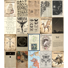Fairygrunge Fairycore Art Poster Seti- 20 Adet-A5