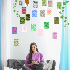 Cottagecore Greencore Art Poster Seti- 20 Adet-A5